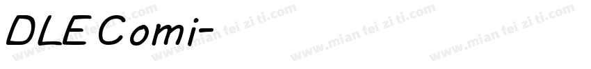 DLE Comi字体转换